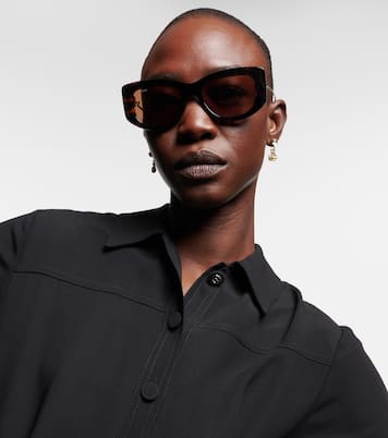 Occhiali da sole squadrati Double G | Gucci