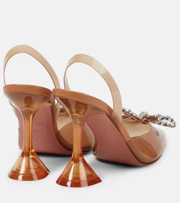Pumps slingback Rosie 95 in PVC | Amina Muaddi
