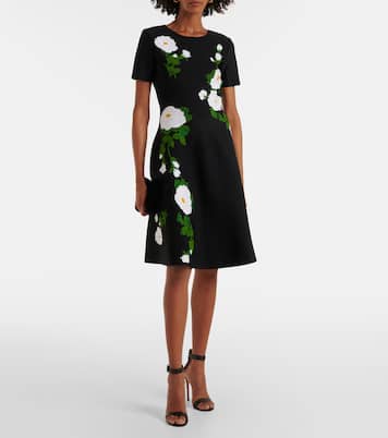 Abito midi in jacquard | Carolina Herrera