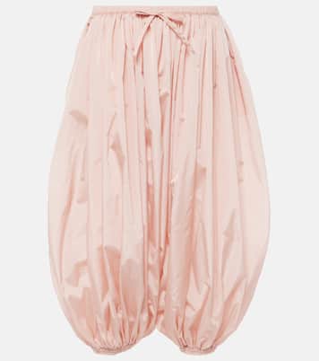 Pantalon ample en coton à taille basse | Alaïa