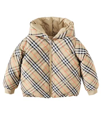 Burberry Check reversible down jacket | Burberry Kids