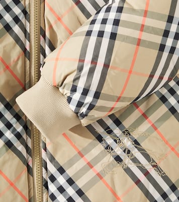 Burberry Check reversible down jacket | Burberry Kids