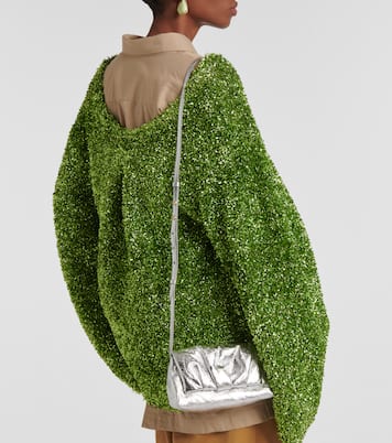 Sac Pillow Small en cuir métallisé | Dries Van Noten