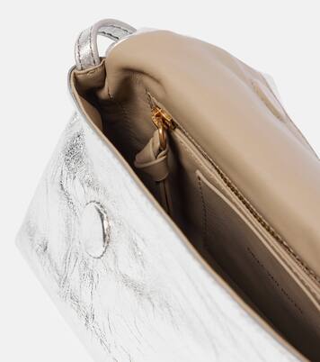 Sac Pillow Small en cuir métallisé | Dries Van Noten