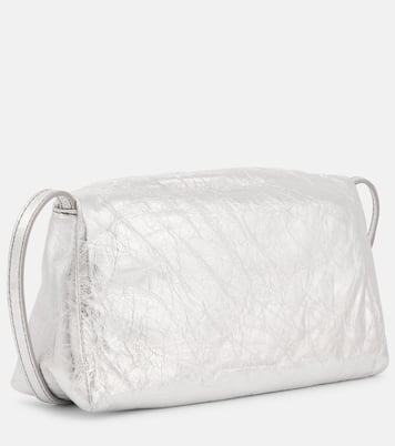 Sac Pillow Small en cuir métallisé | Dries Van Noten