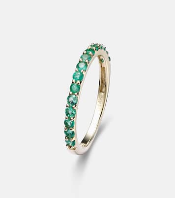 Bague Forever Birthstone en or 14 ct et émeraudes | Stone and Strand