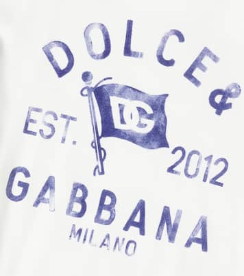 Camiseta DG de jersey de algodón | Dolce&Gabbana Kids
