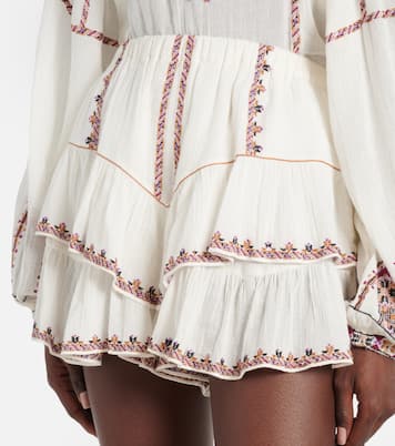 Shorts Jocadia in cotone con volant | Marant Etoile