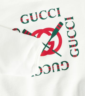 Bebé - sudadera de algodón con logo | Gucci Kids