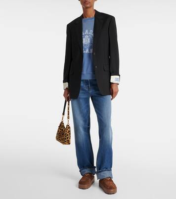 Mules in suede | Prada