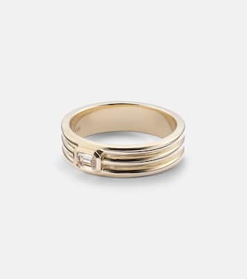 Anello in oro 14kt con diamante | Stone and Strand