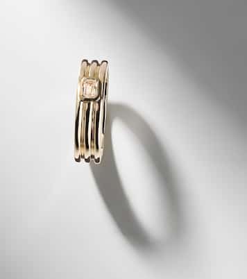 Anello in oro 14kt con diamante | Stone and Strand