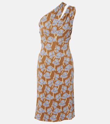 Abito midi Poppies con stampa | Versace