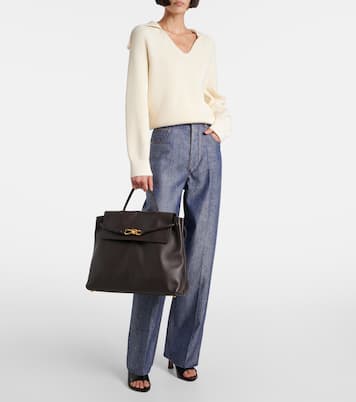 Sac Ciao Ciao Knot Large en cuir | Bottega Veneta