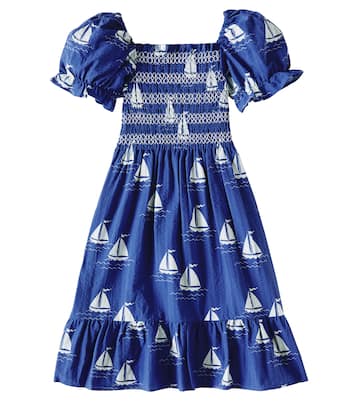 Abito Sailing Boats in cotone | Mini Rodini