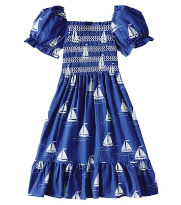 Abito Sailing Boats in cotone | Mini Rodini