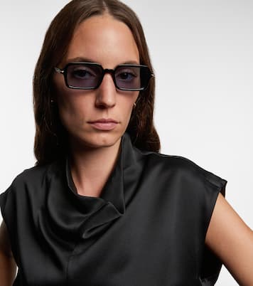 Lunettes de soleil Fendi Selleria rectangulaires  | Fendi
