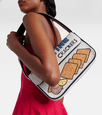 Borsa a spalla Tommy con perline | Staud
