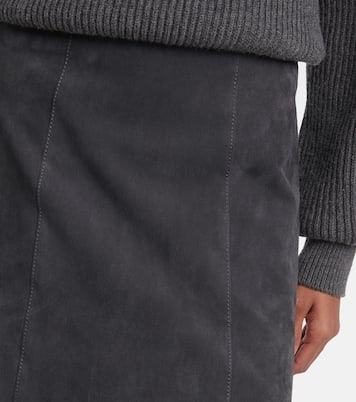 Suede midi skirt | Joseph