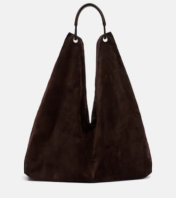 Tote Bindle Large aus Veloursleder | The Row