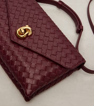 Borsa a tracolla Knot Lock in pelle | Bottega Veneta