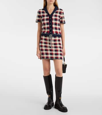 VLogo leather knee-high boots | Valentino Garavani