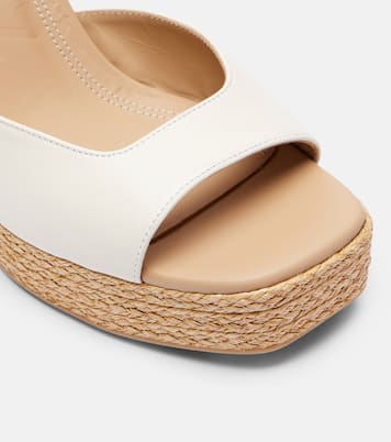Espadrillas Summer in pelle con zeppa | Souliers Martinez