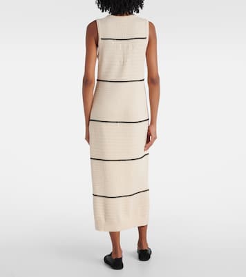 Abito midi Scott in cotone a righe | Varley