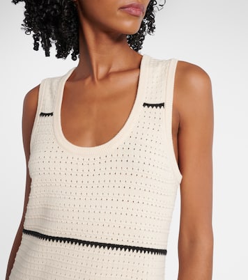 Abito midi Scott in cotone a righe | Varley