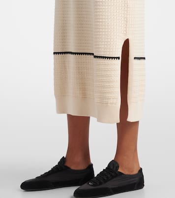 Abito midi Scott in cotone a righe | Varley