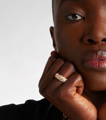 DY Madison® 18kt gold ring with diamonds | David Yurman