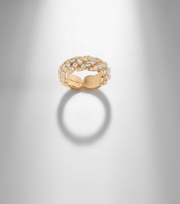 DY Madison® 18kt gold ring with diamonds | David Yurman