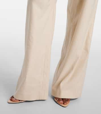 Pantalones anchos Bristol en mezcla de lino | Simkhai