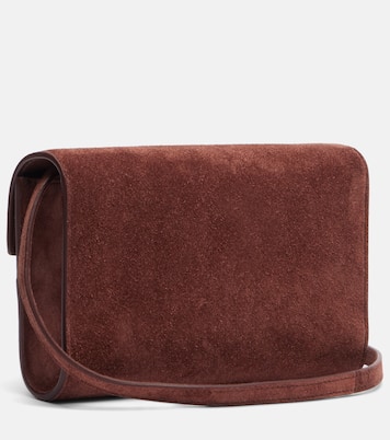 Symmetry Mini suede shoulder bag  | Savette