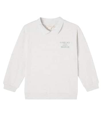 Spotty cotton polo shirt | Konges Sløjd
