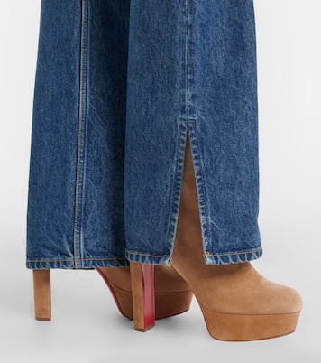 Loo 130 suede ankle boots | Christian Louboutin