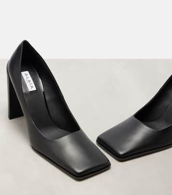 Square 90 leather pumps | Alaïa