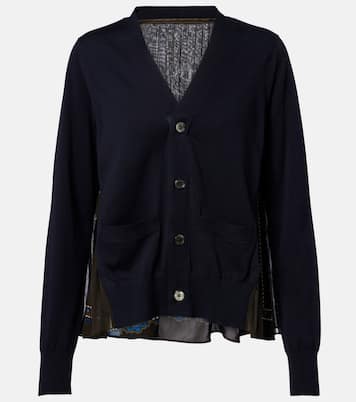 Paneled cardigan | Sacai