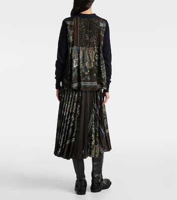Paneled cardigan | Sacai