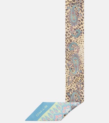 涡纹真丝围巾 | Etro