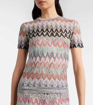 Top aus Häkelstrick | Missoni