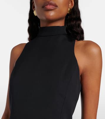 Pleated virgin wool minidress | Balmain