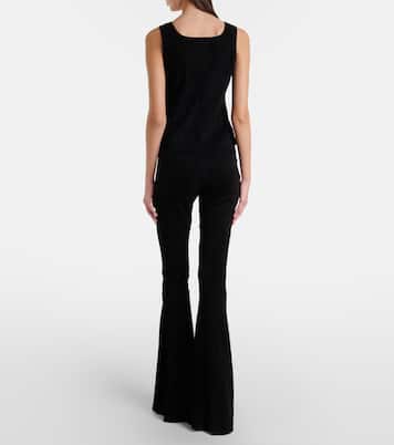 Cherilyn suede flared pants | Stouls