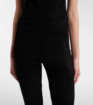 Cherilyn suede flared pants | Stouls