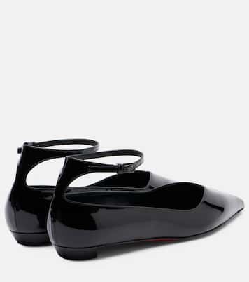 Erozeena patent leather ballet flats | Christian Louboutin