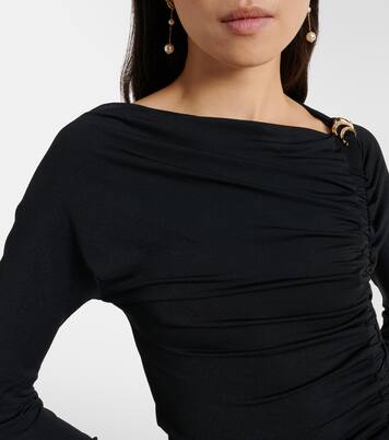 Ruched jersey midi dress | Ferragamo