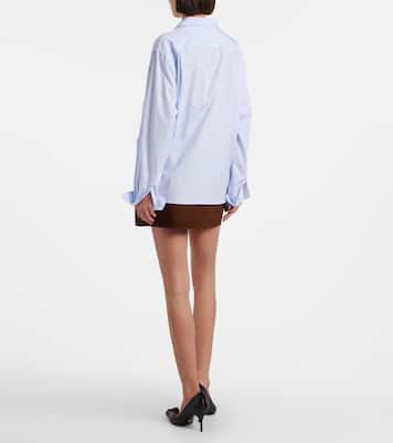 Gathered cotton shirt | Prada