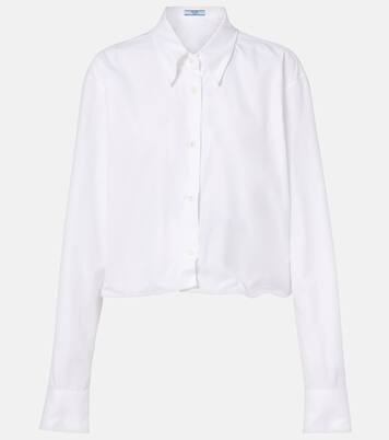 Cotton poplin shirt | Prada