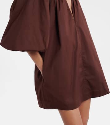 Cotton-blend minidress | Adriana Degreas