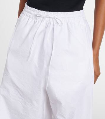 Cotton-blend barrel-leg pants | Róhe